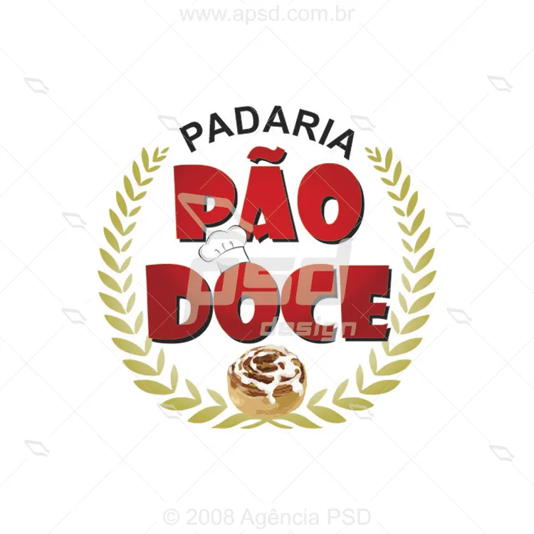 logo padaria pao doce