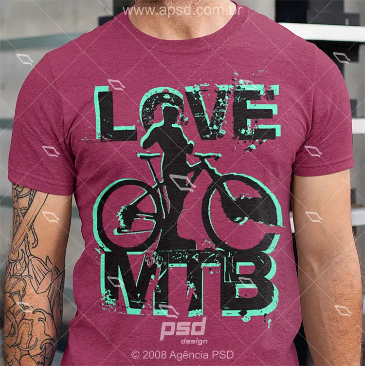 estampa love mtb