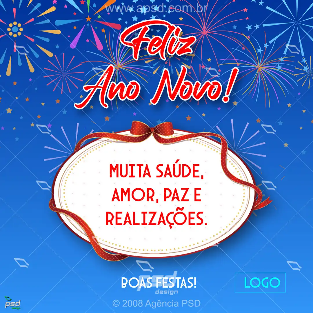 arte feliz ano novo