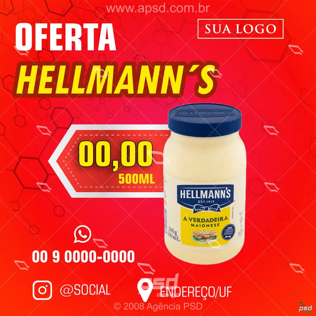 mídias ofertas hellmanns