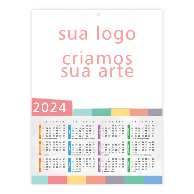 calendario de parede 2024 impresso