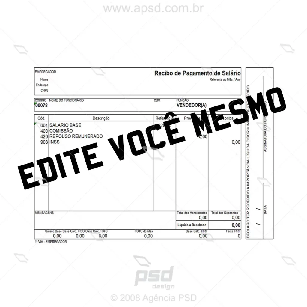 holerite edite vc mesmo