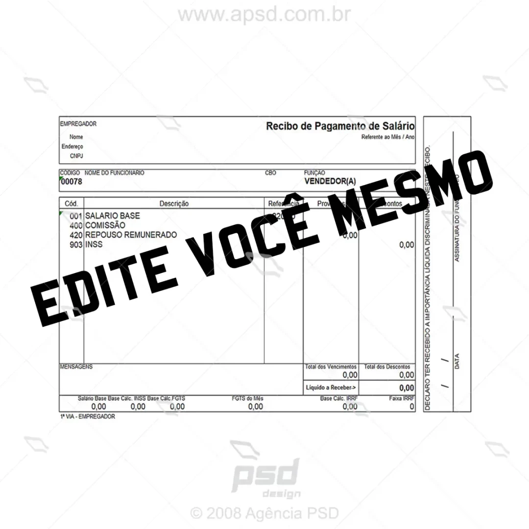 holerite edite vc mesmo