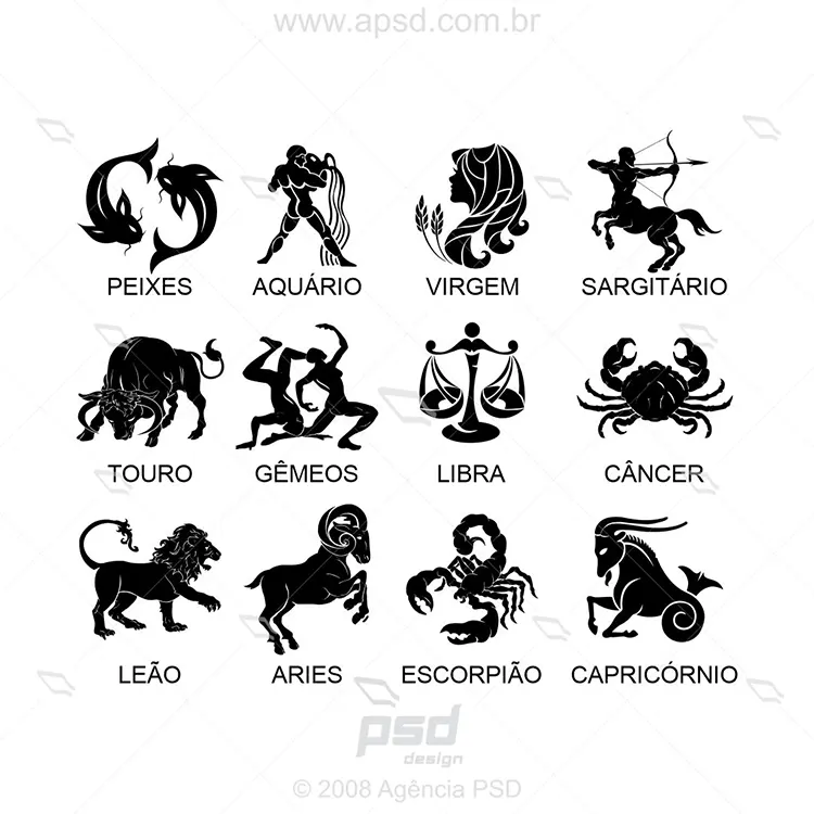 símbolos do zodíaco