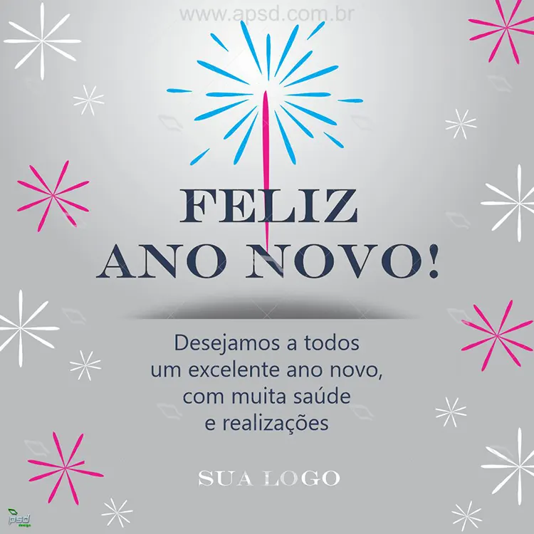 arte feliz ano novo