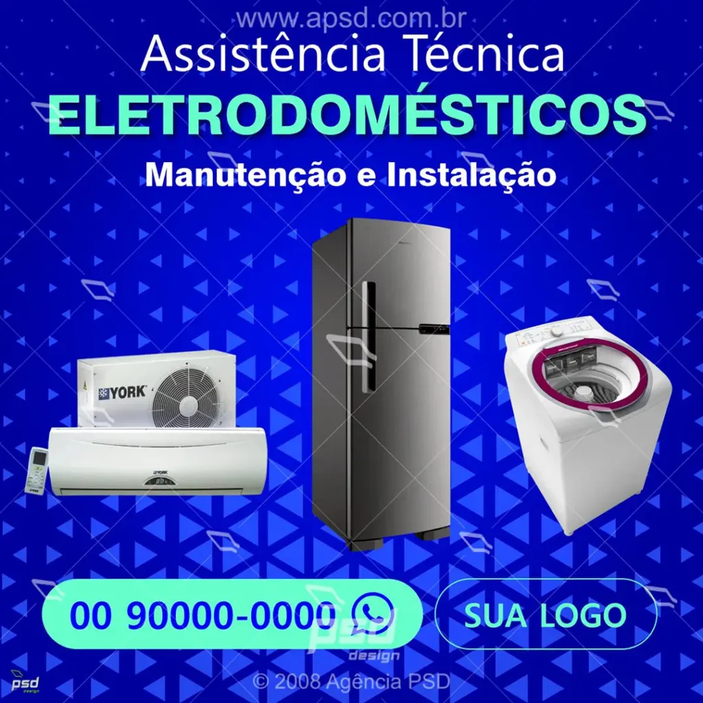 arte assistência eletrodomésticos