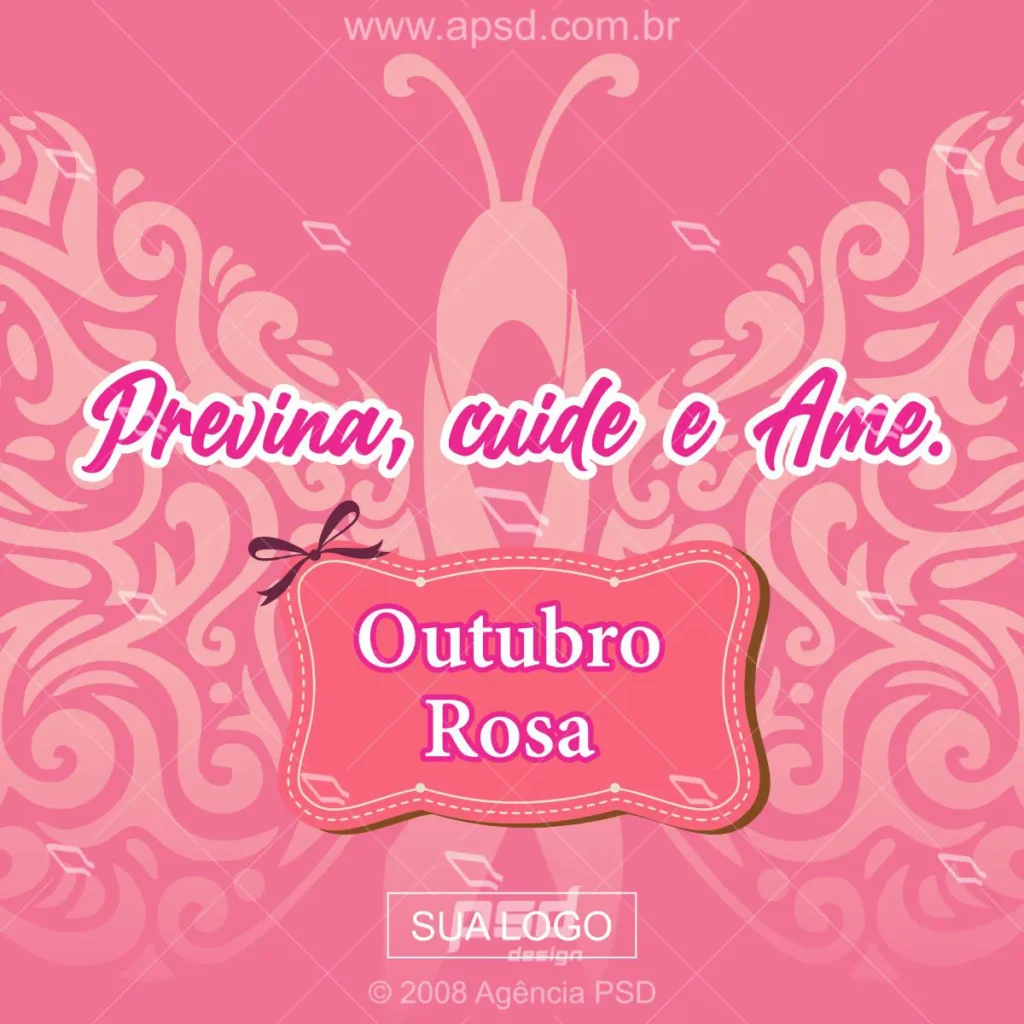 arte outubro rosa