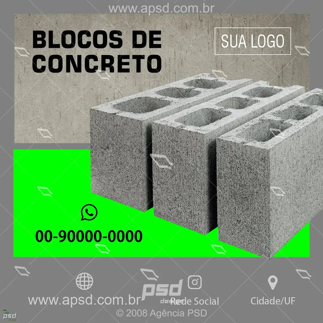 arte blocos de concreto