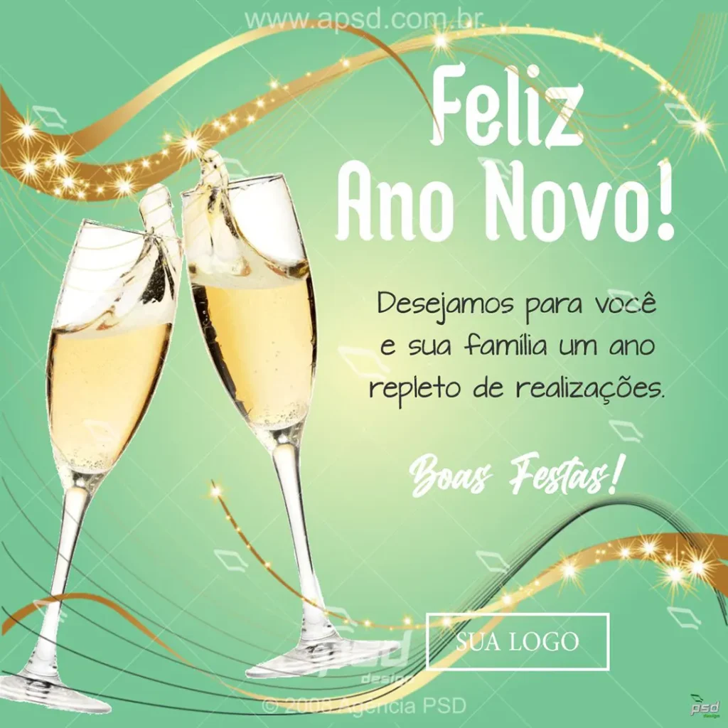 arte feliz ano novo