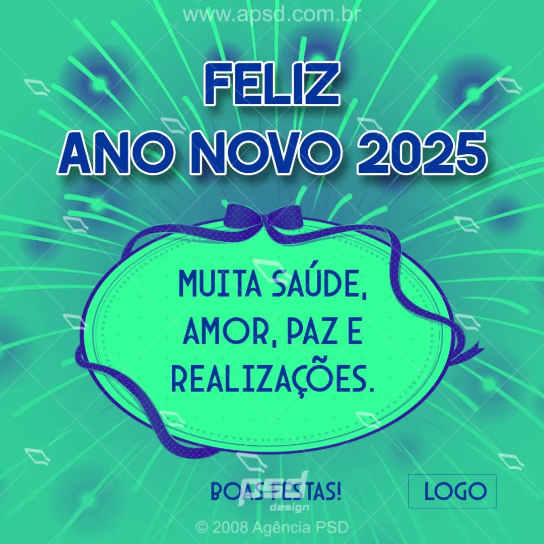 Midia feliz ano novo 2026 Loja Agência PSD