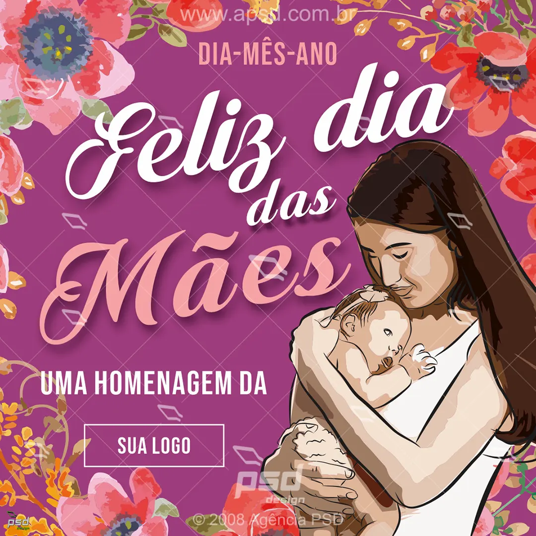 arte feliz dia das mães