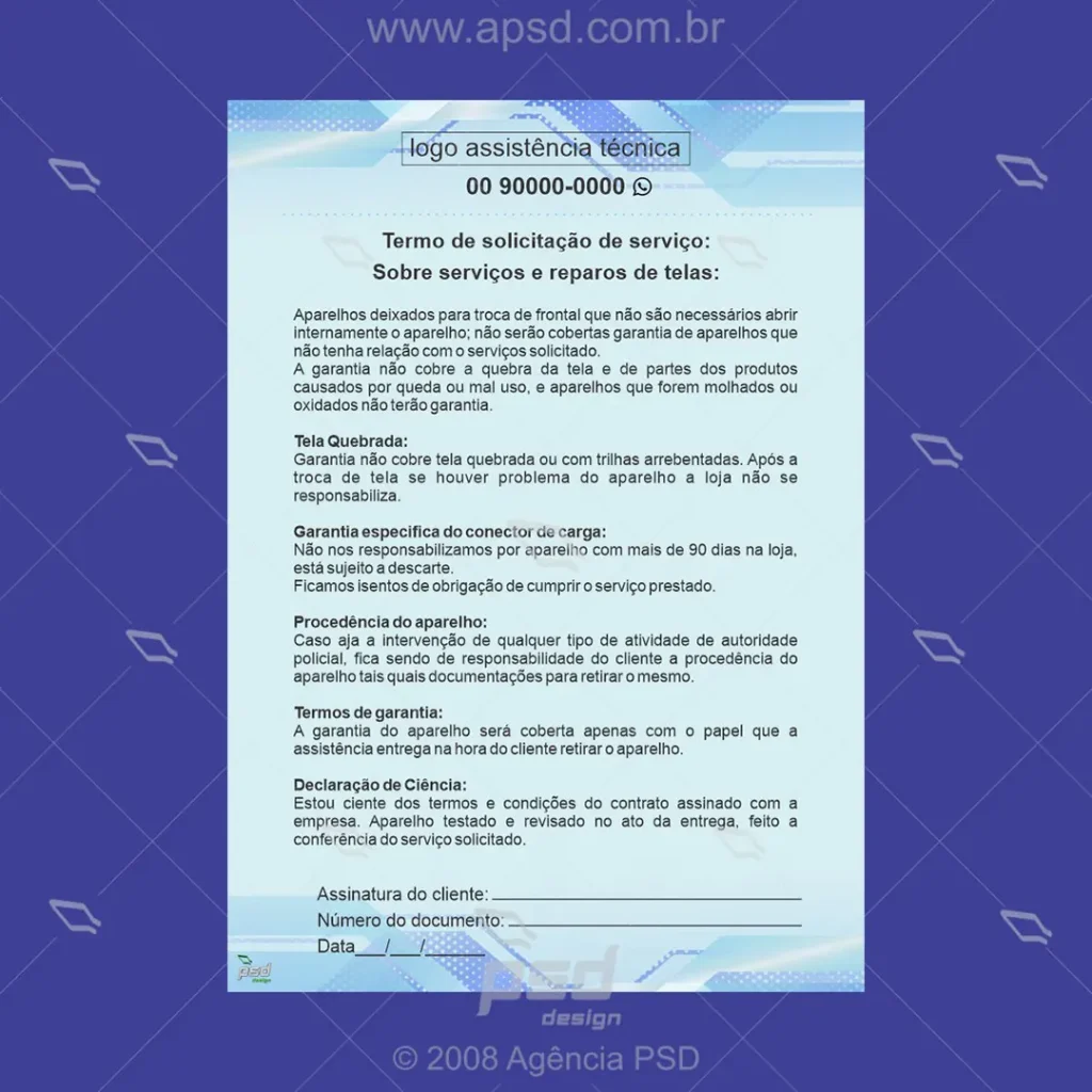 arte termos serviços