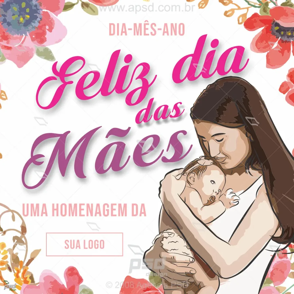 arte dia das mães