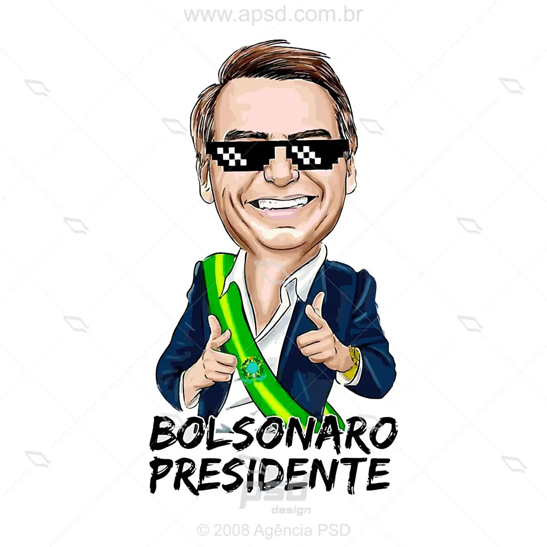 Caricatura Bolsonaro Presidente