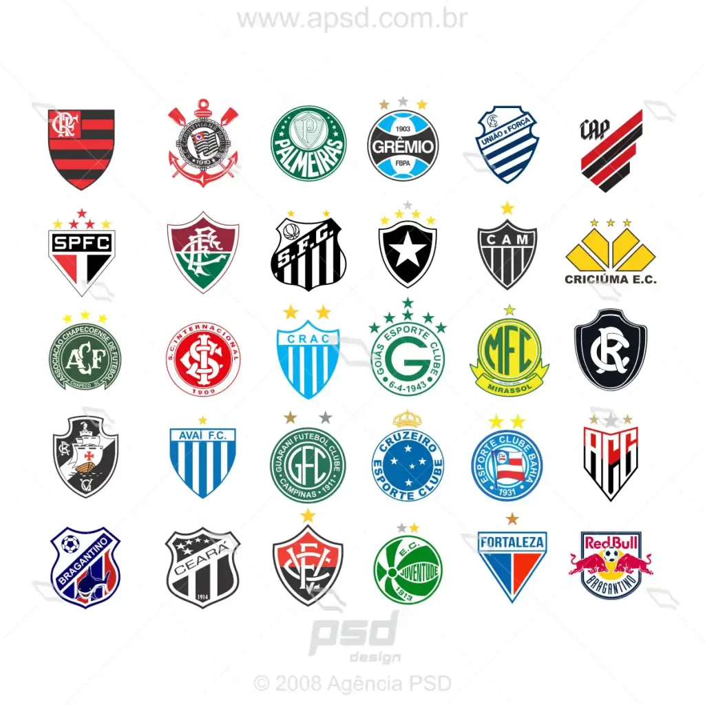 logo clubes brasileirão série A