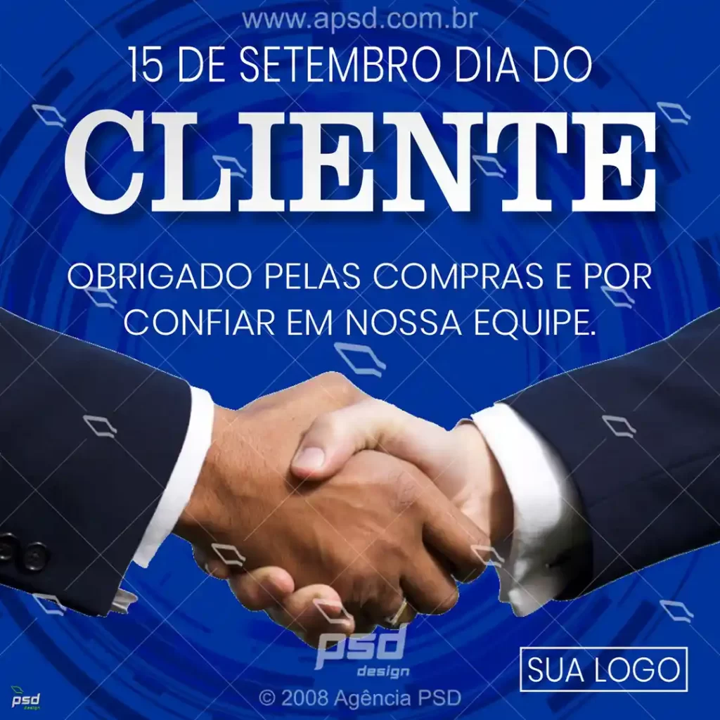 arte dia do cliente
