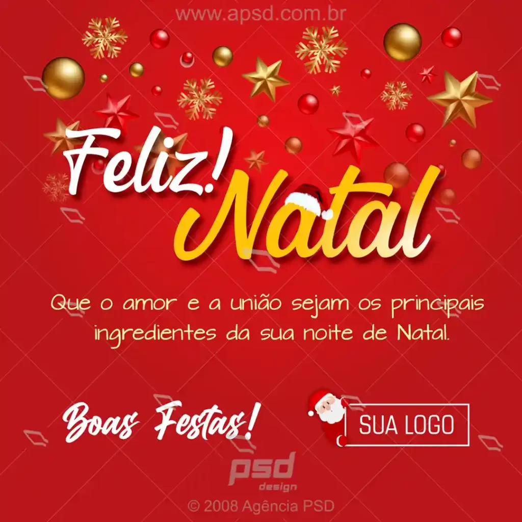 midia social feliz natal