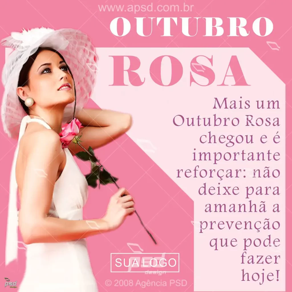 arte outubro rosa