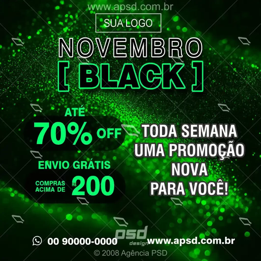 arte novembro black