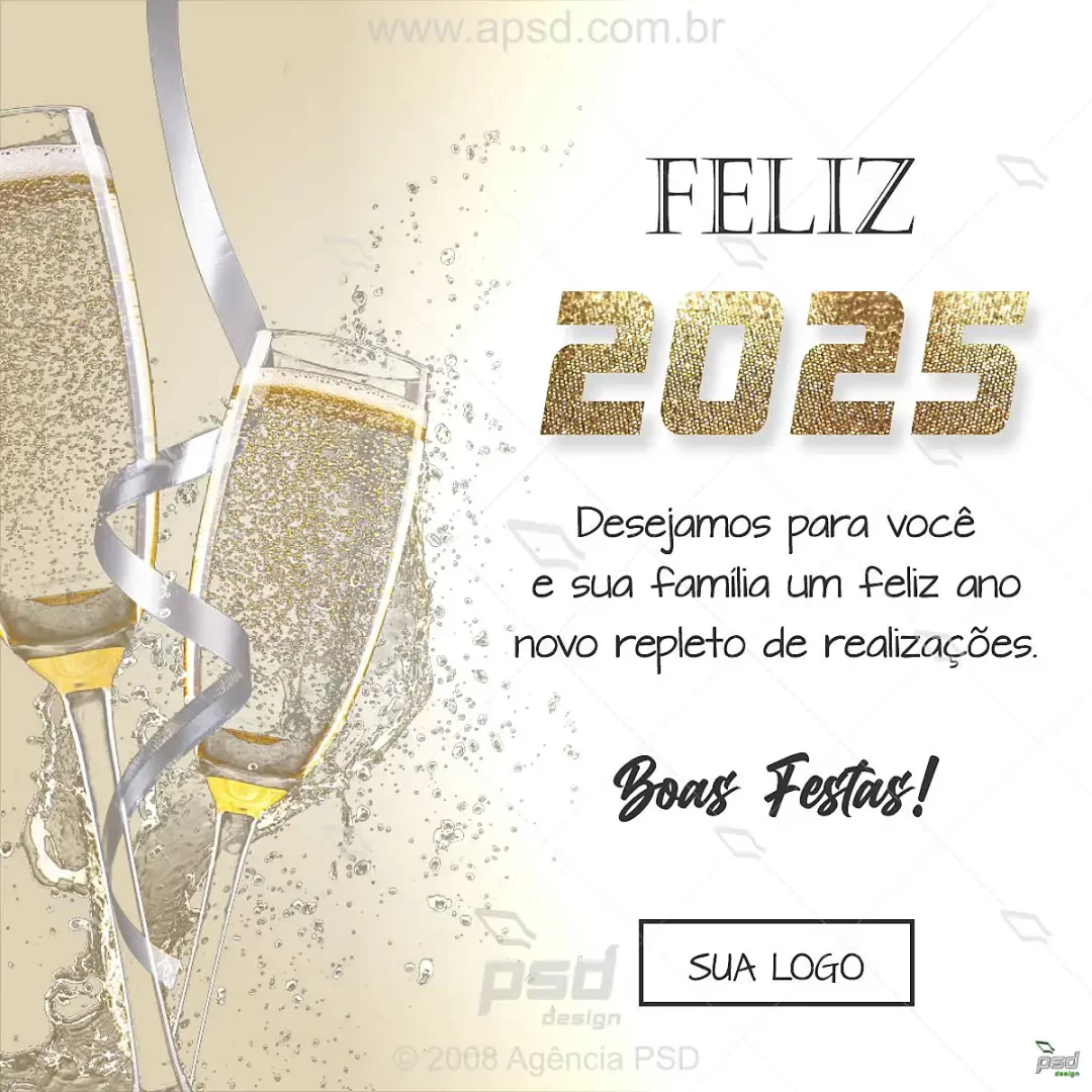 arte reveillon 2025