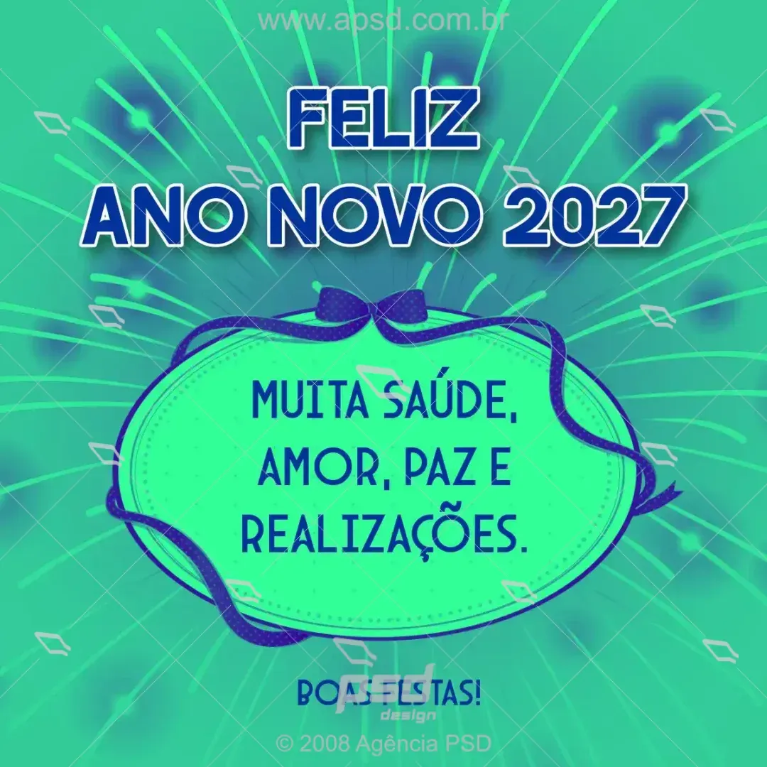 Mídia feliz ano novo 2027
