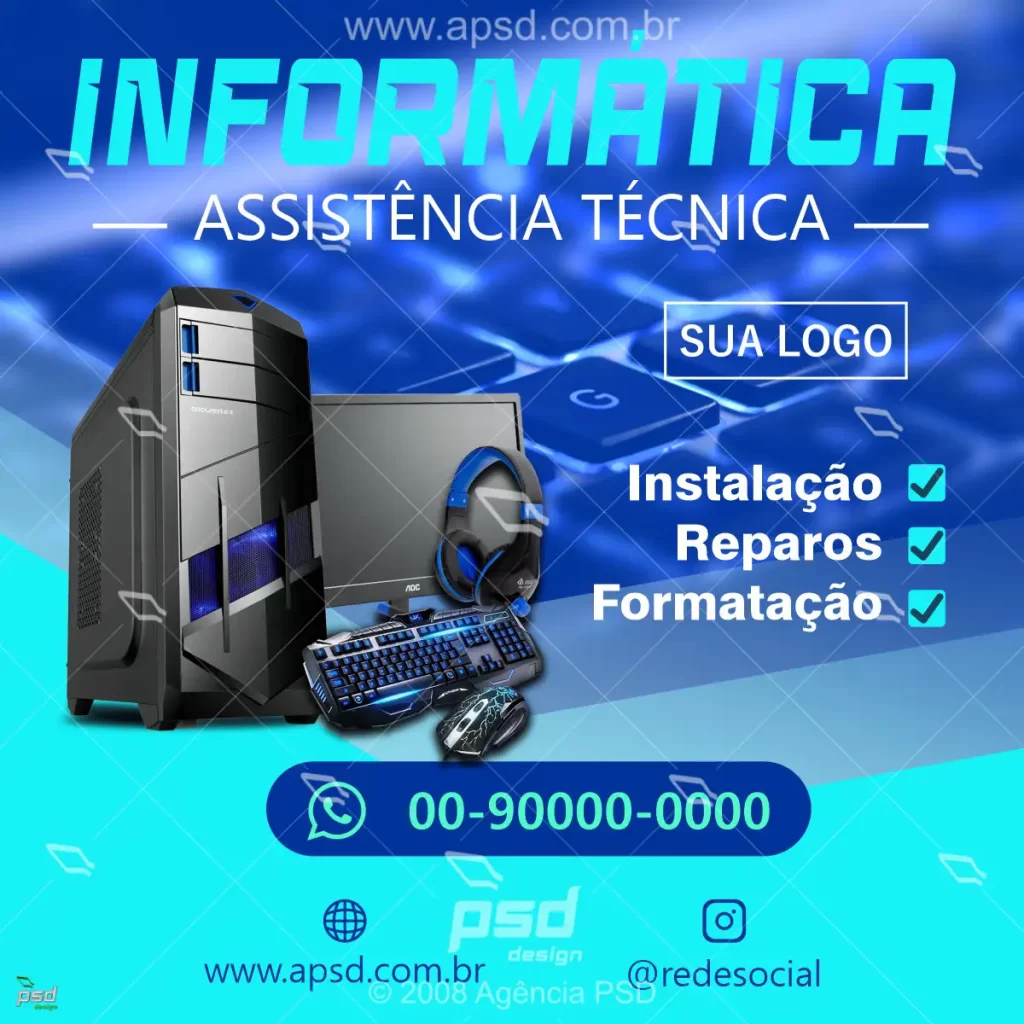 Arte assistência técnica informática