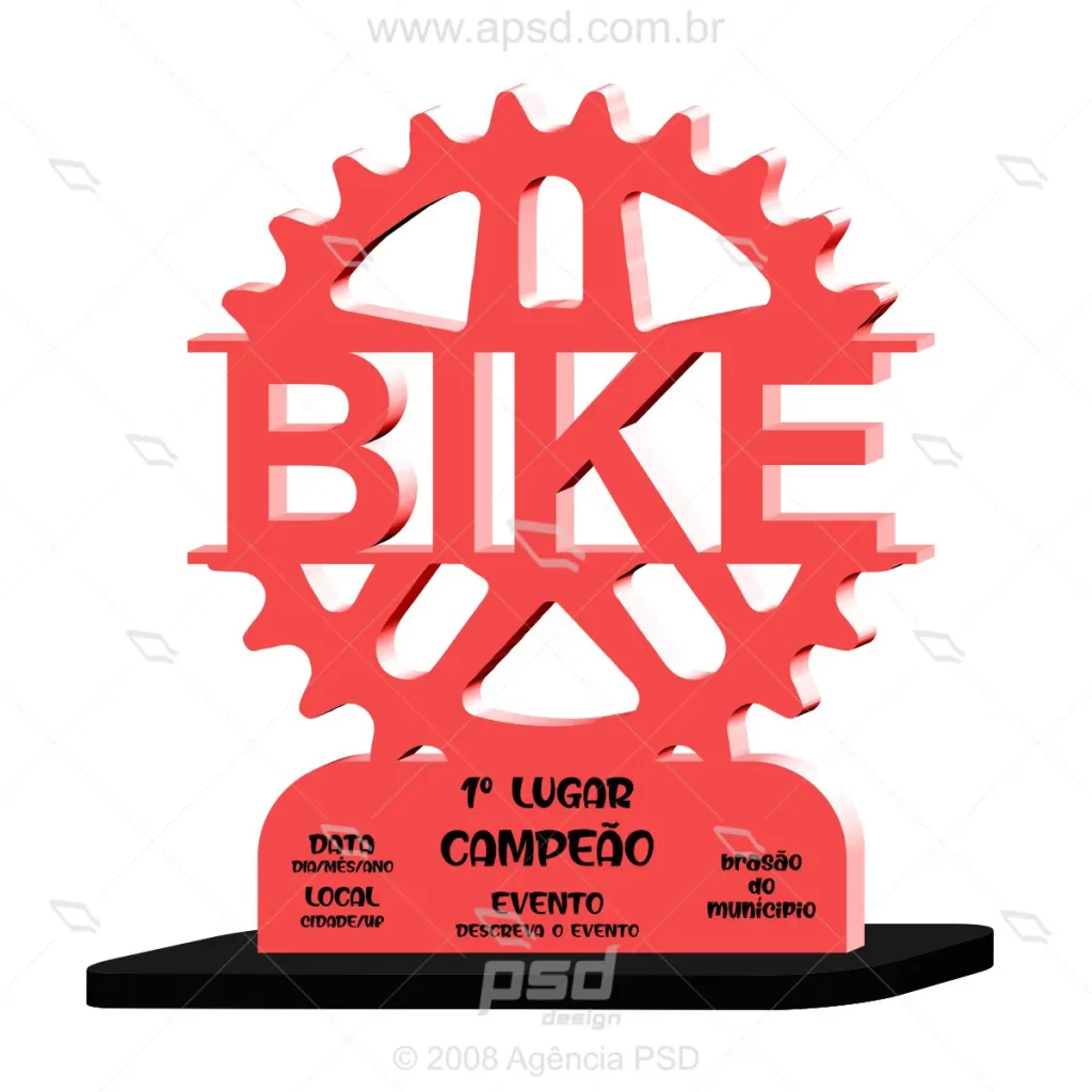 trofeu bike para recorte
