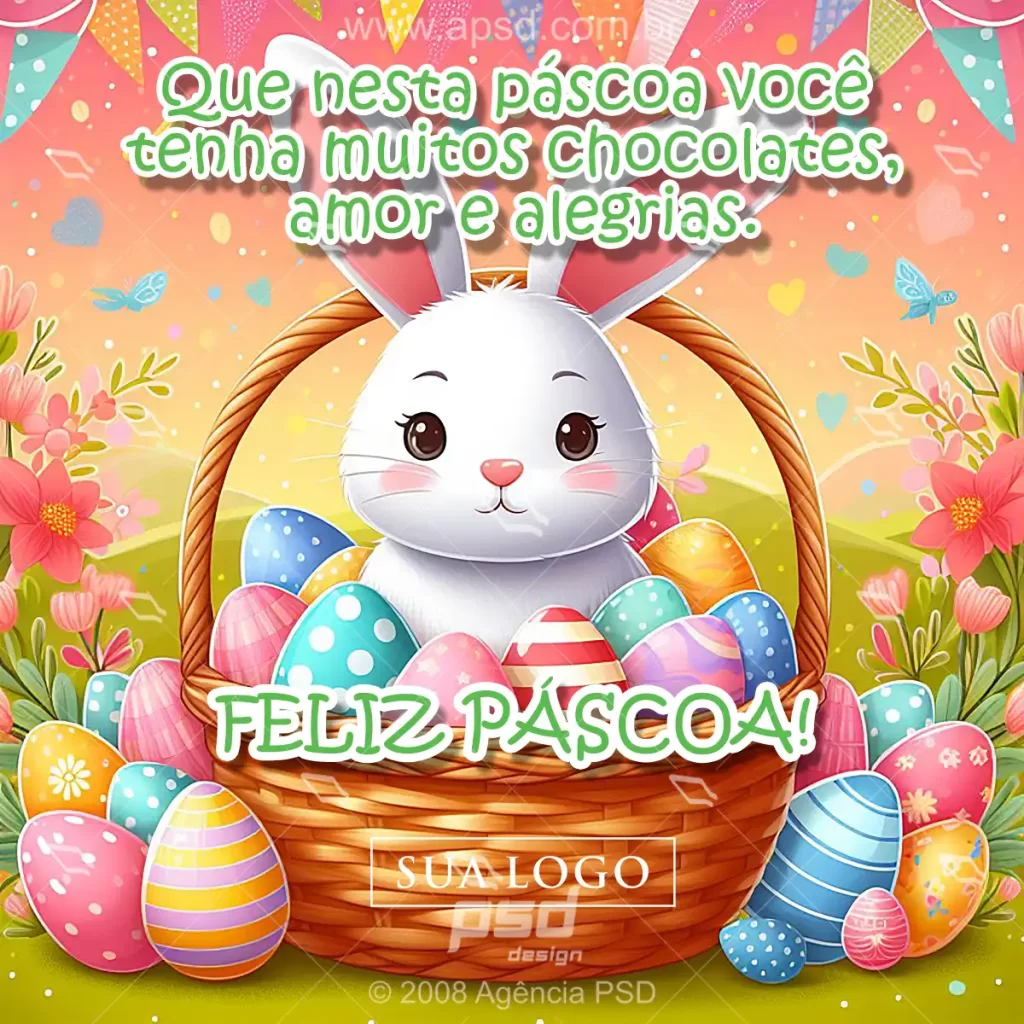 midia feliz pascoa coelhinho