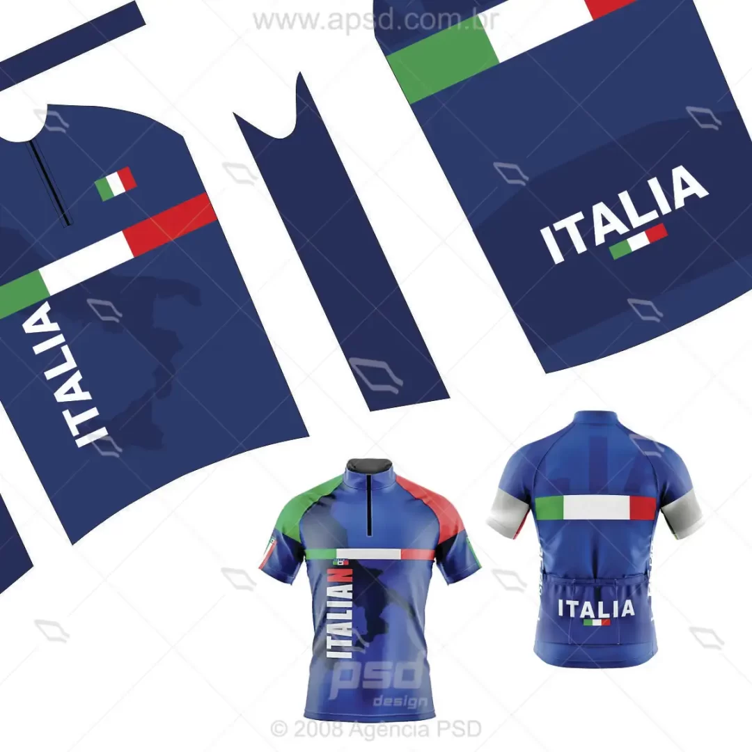 arte camisa ciclismo italia