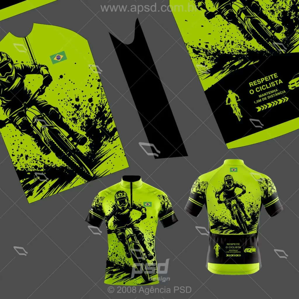 arte camisa ciclista
