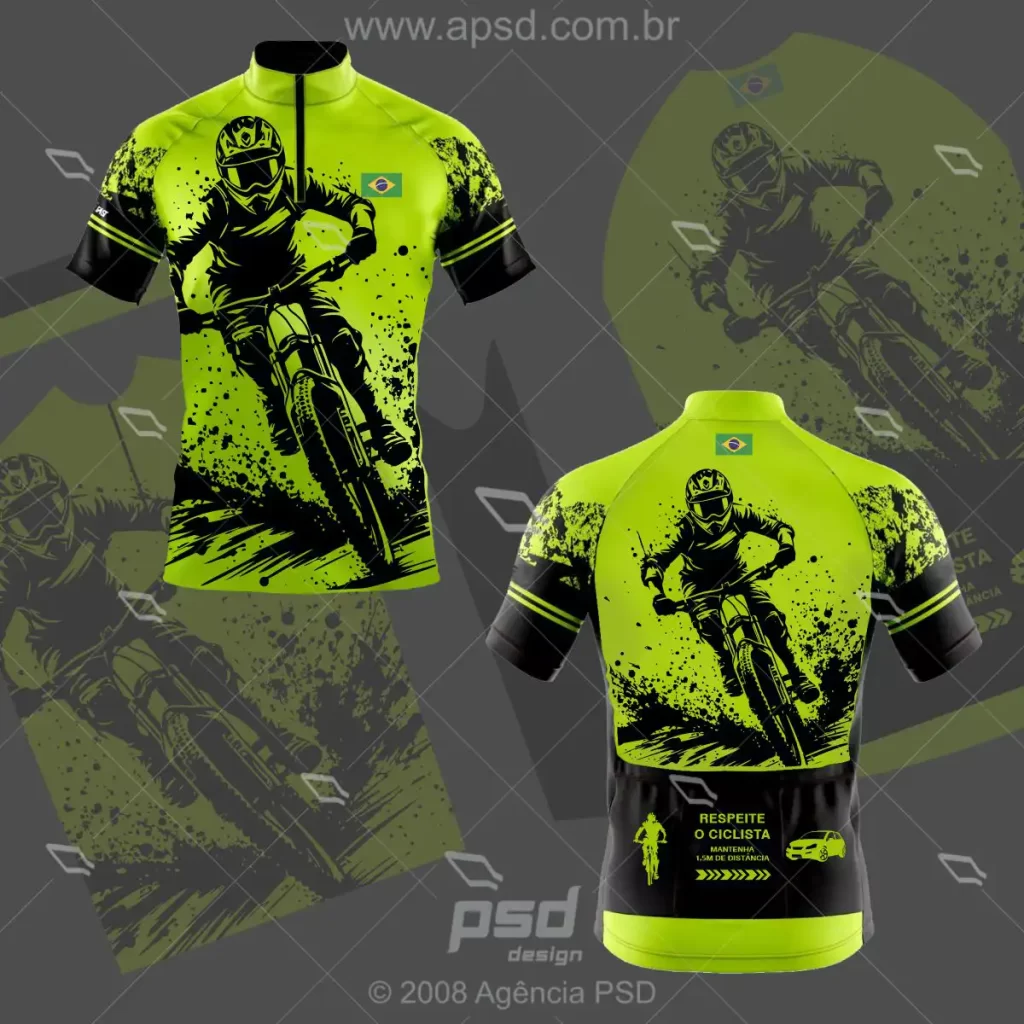 arte camiseta ciclismo