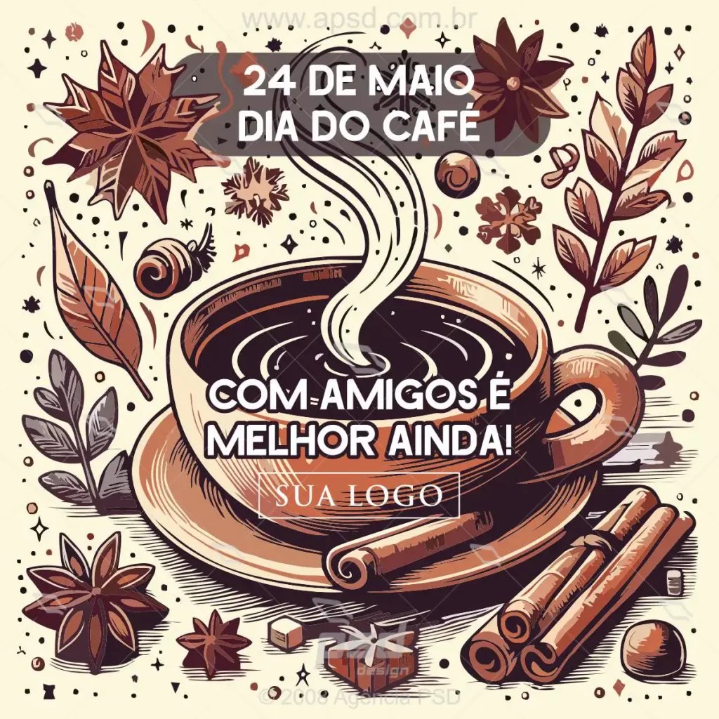 arte dia do café