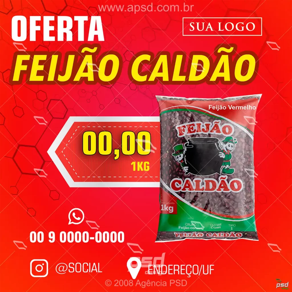 arte feijao caldao