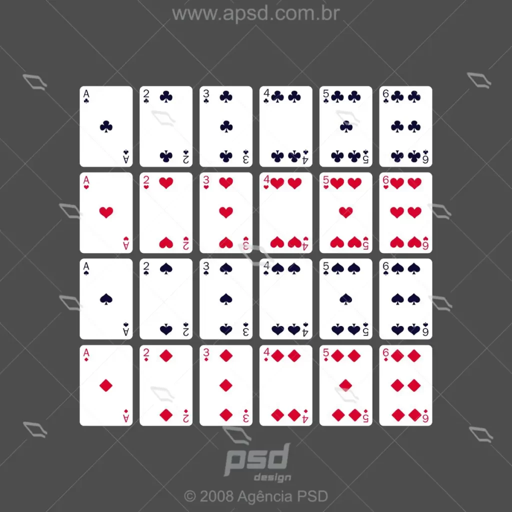 arte jogo de cartas