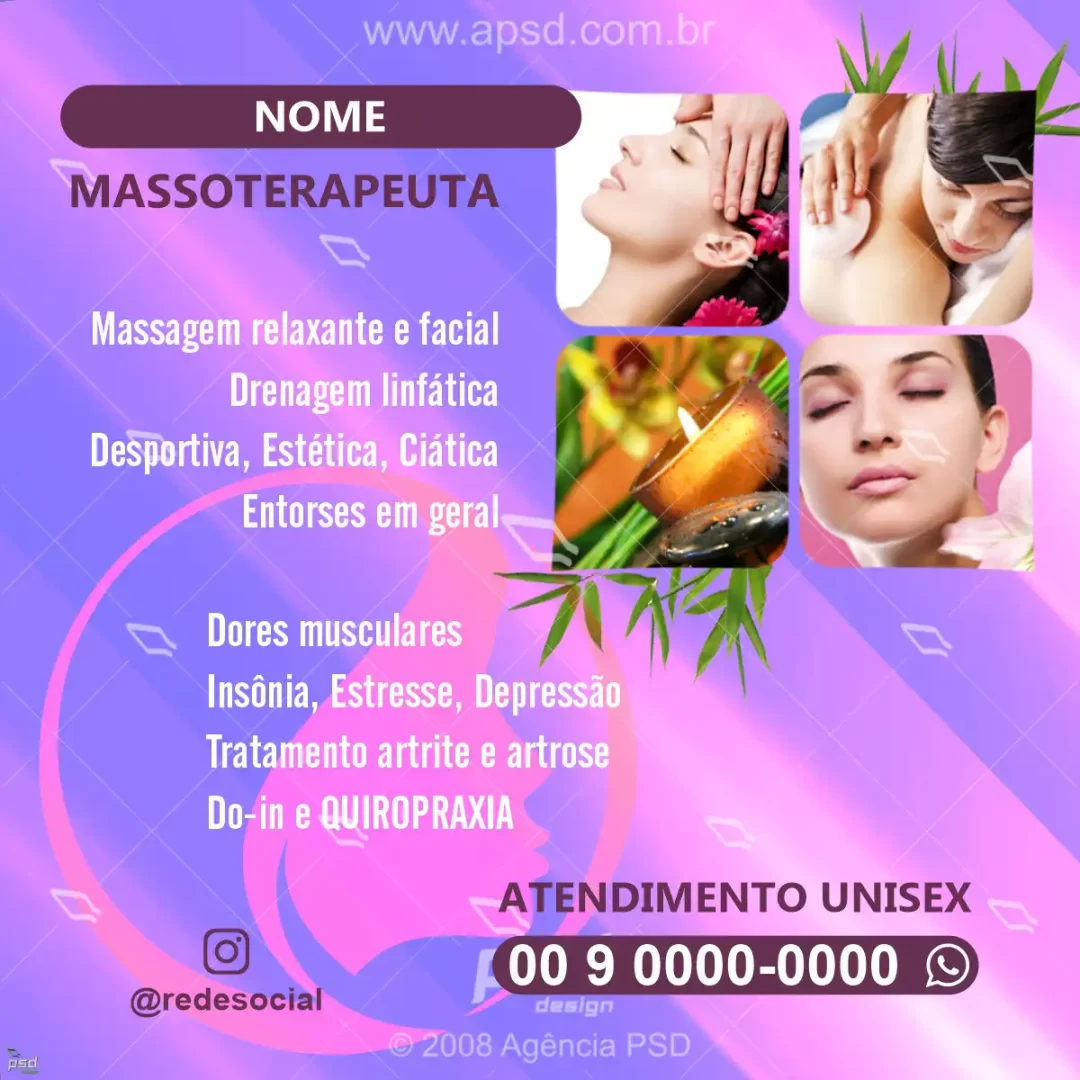 mídia para massoterapeuta