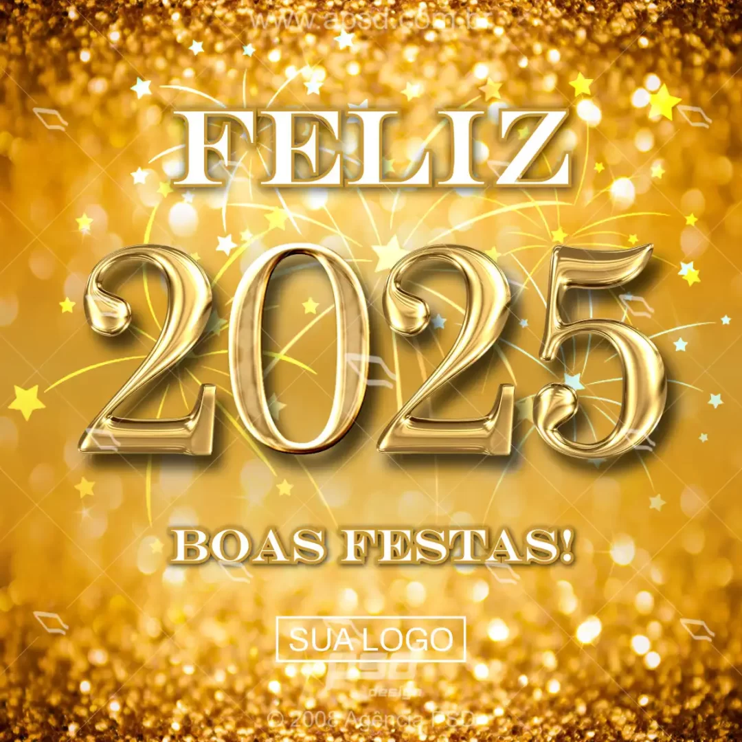 arte feliz 2025 dourada