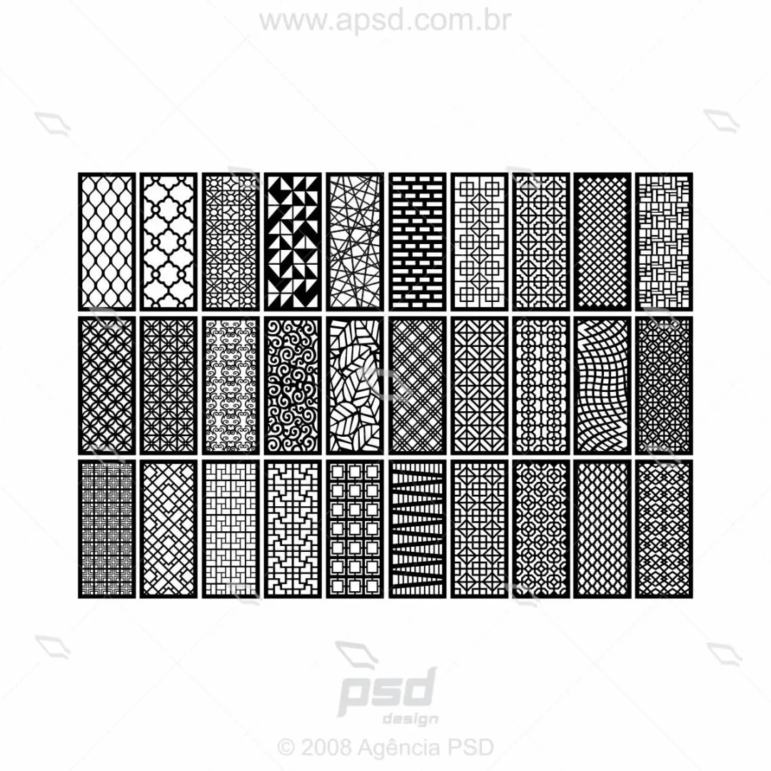 desenhos cobogos para recorte laser