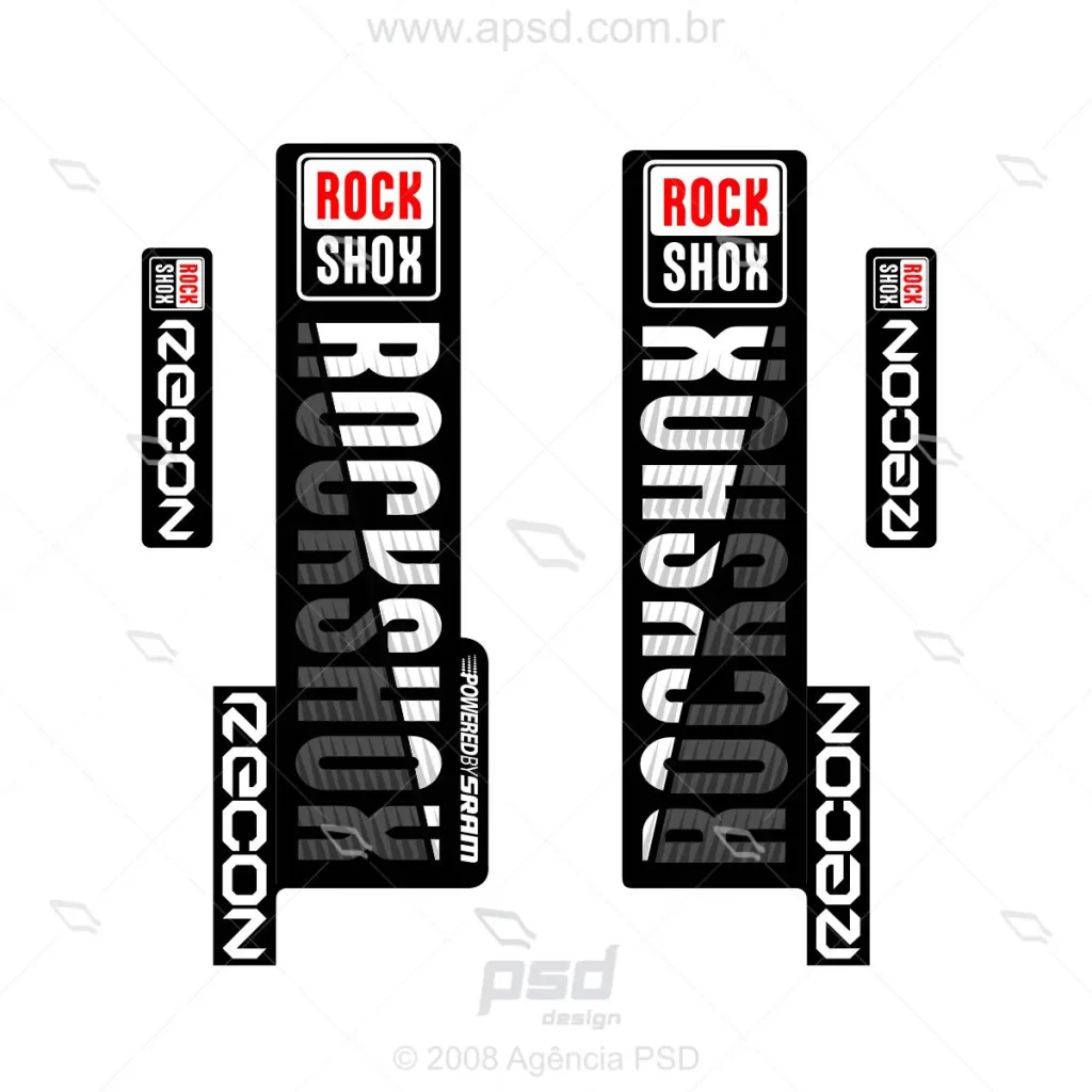 Adesivo rockshox recon