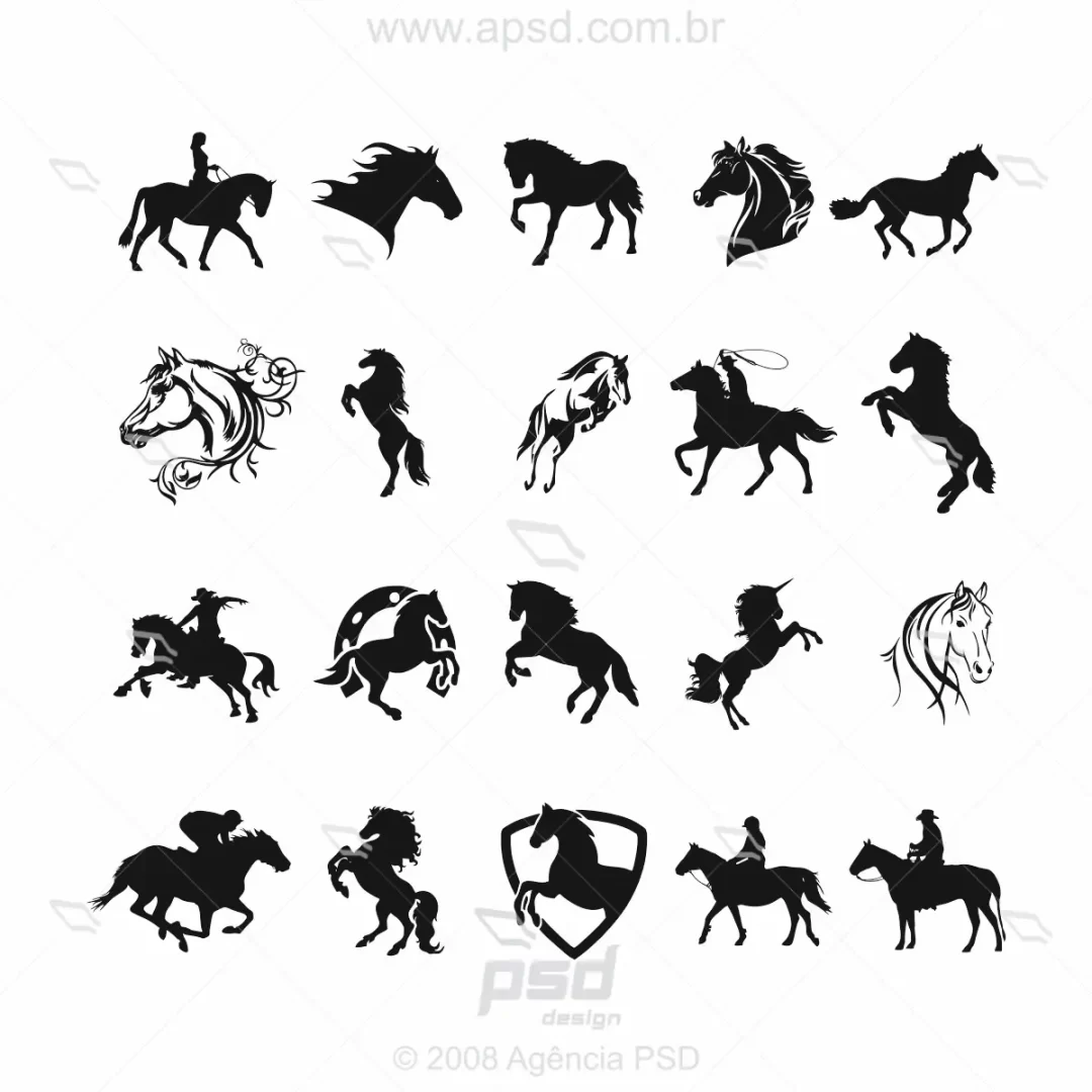 desenhos cavalos