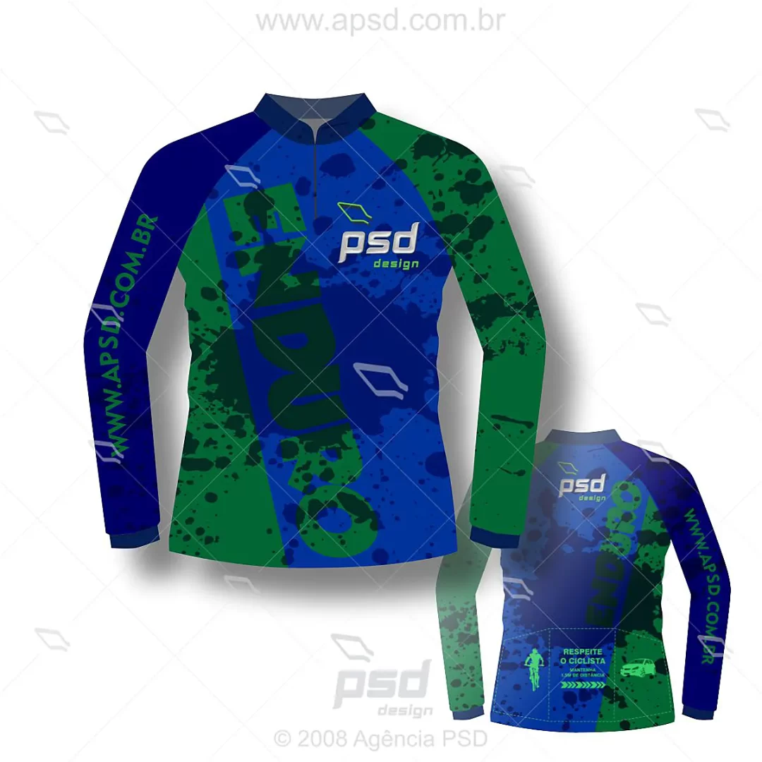 arte camiseta ciclista enduro