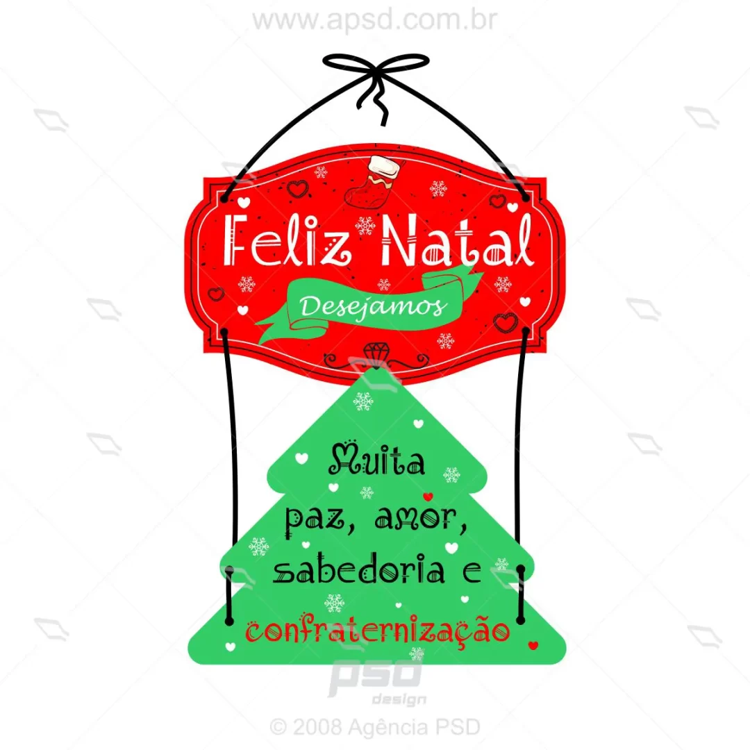 arte tag feliz natal