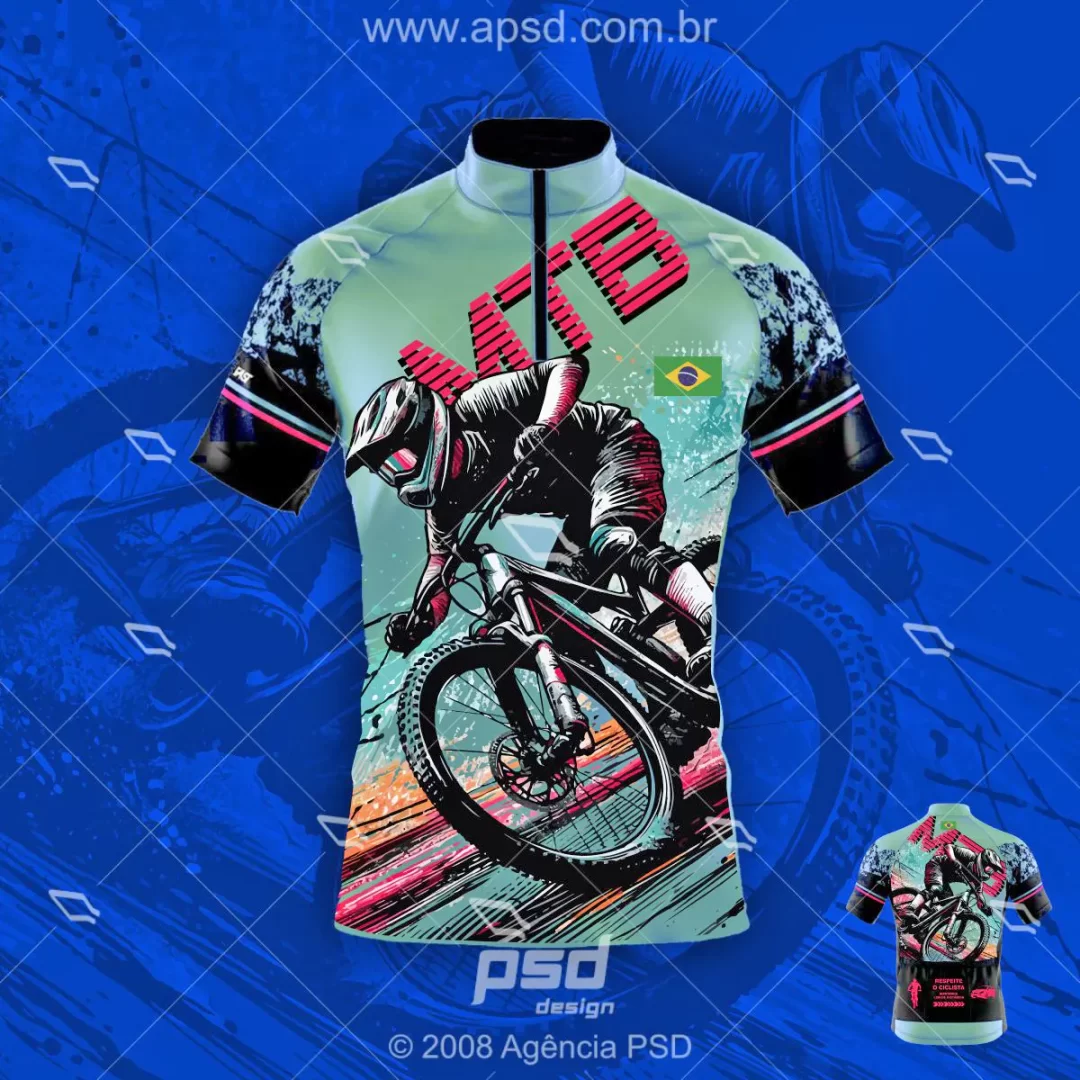 Arte camisa ciclista mtb - Image 2