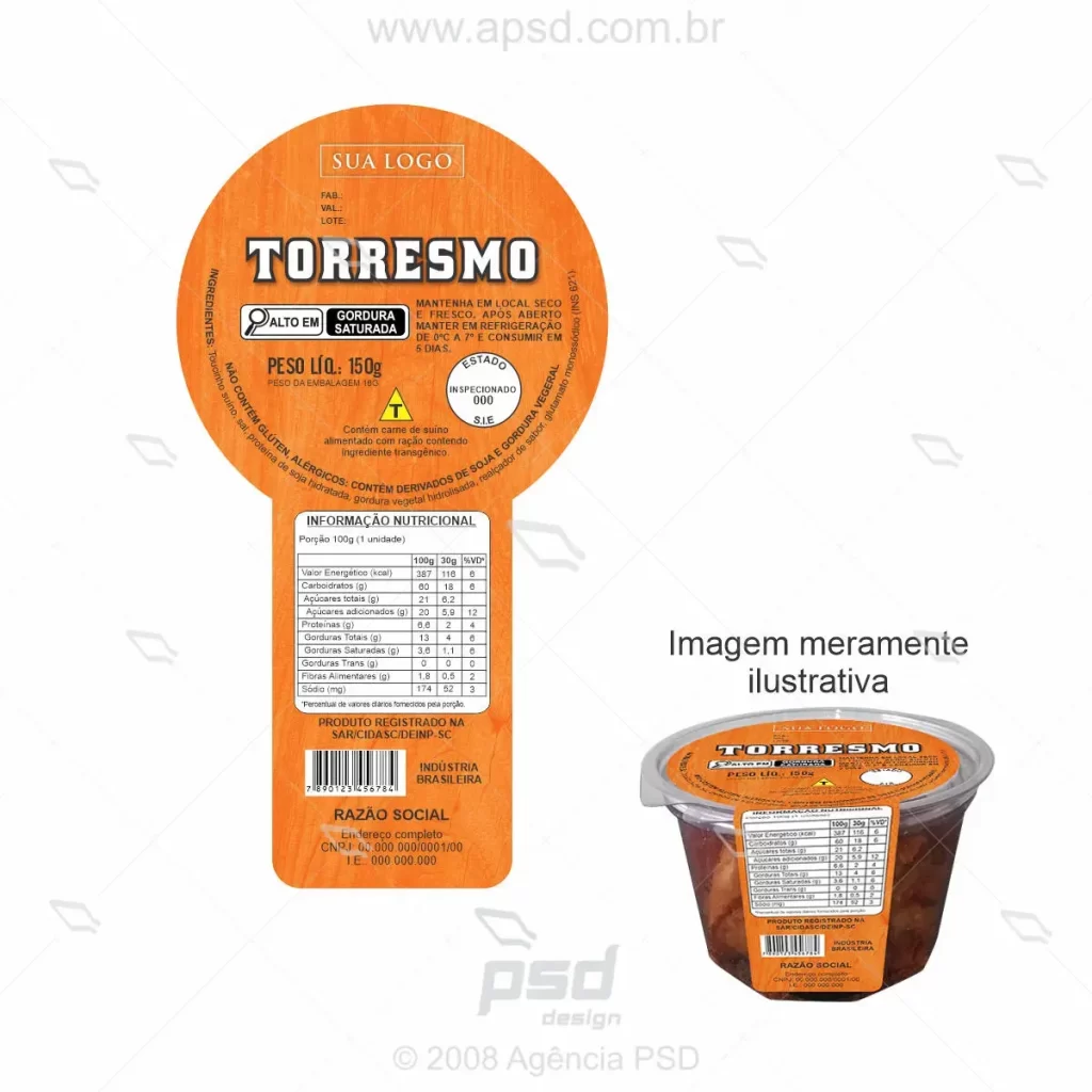 arte rotulo torresmo