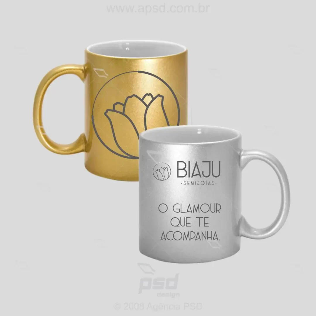 caneca semijoia