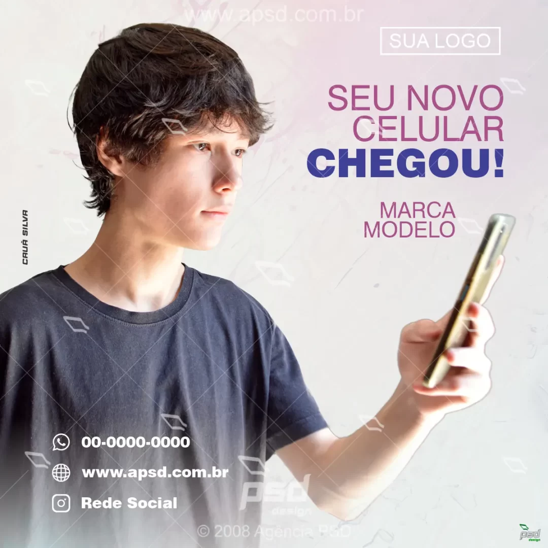 mídia celular novo