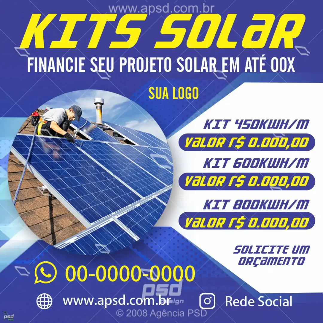 arte kit energia solar