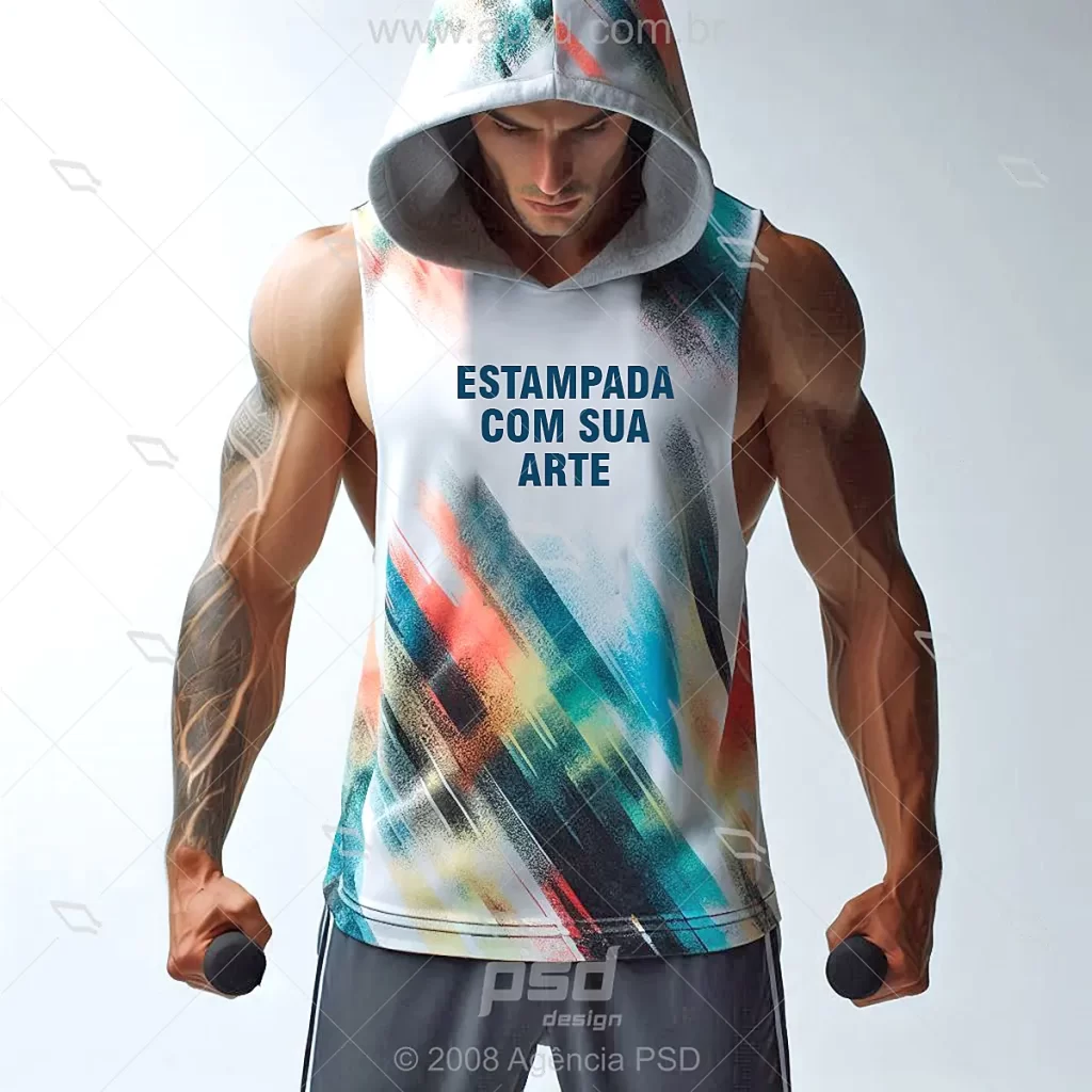 regata personalizada com capuz
