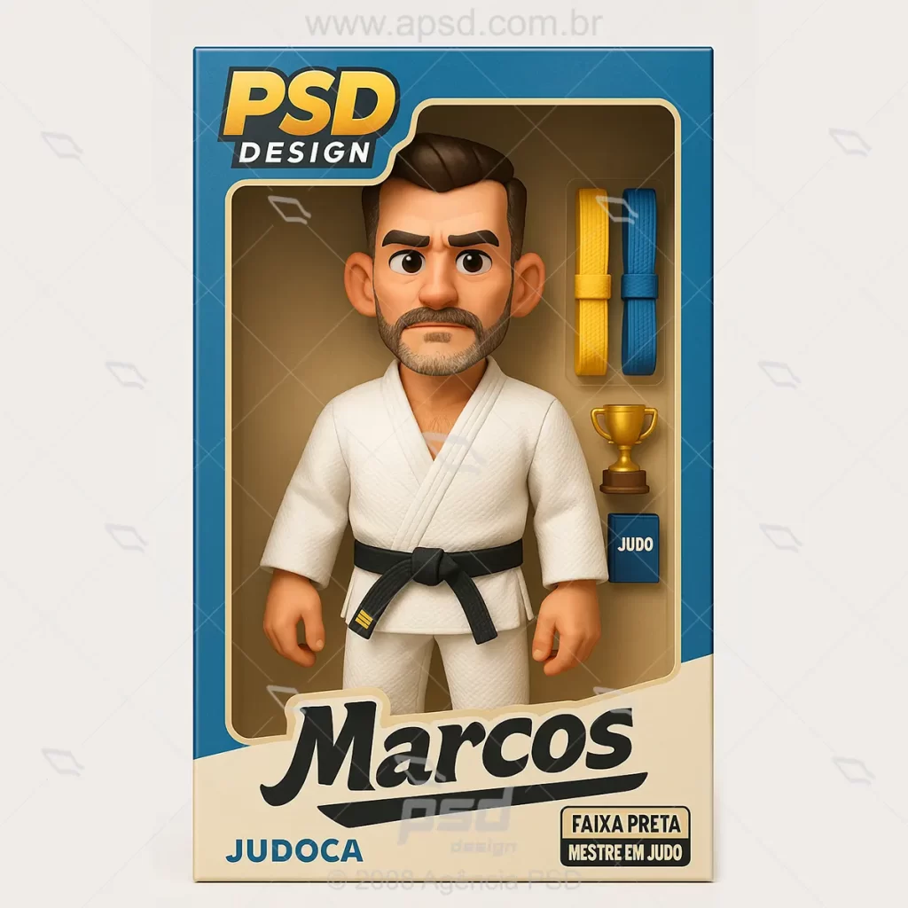 boneco 3d esportista
