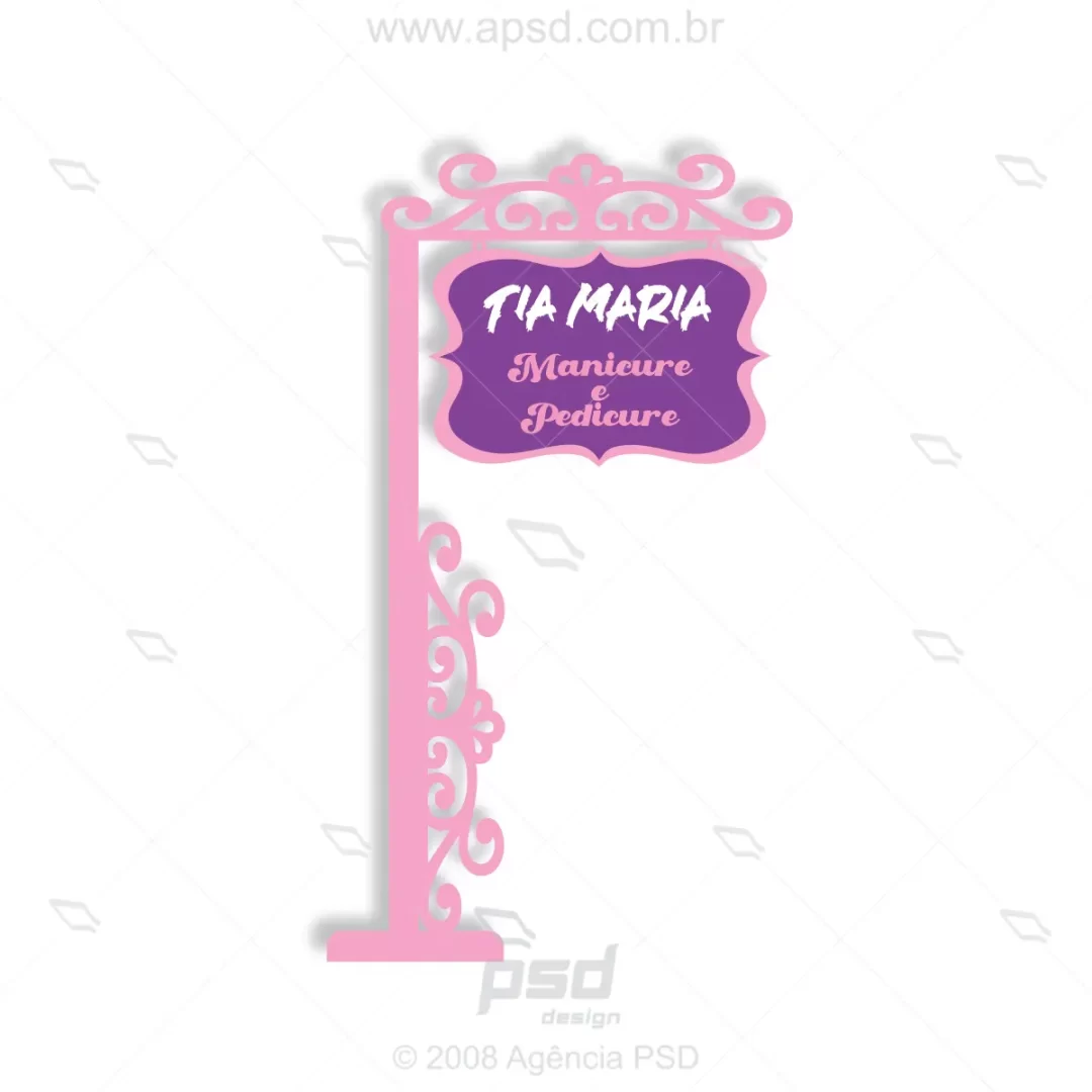 arte placa manicure