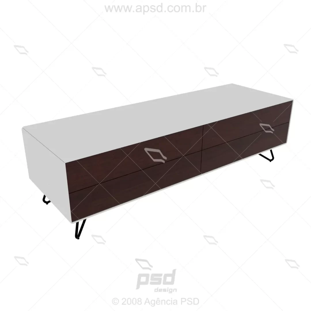 rack mesa tv model 3d